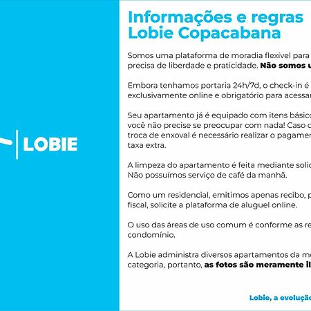 Апартаменти Lobie Copacabana Ріо-де-Жанейро Екстер'єр фото